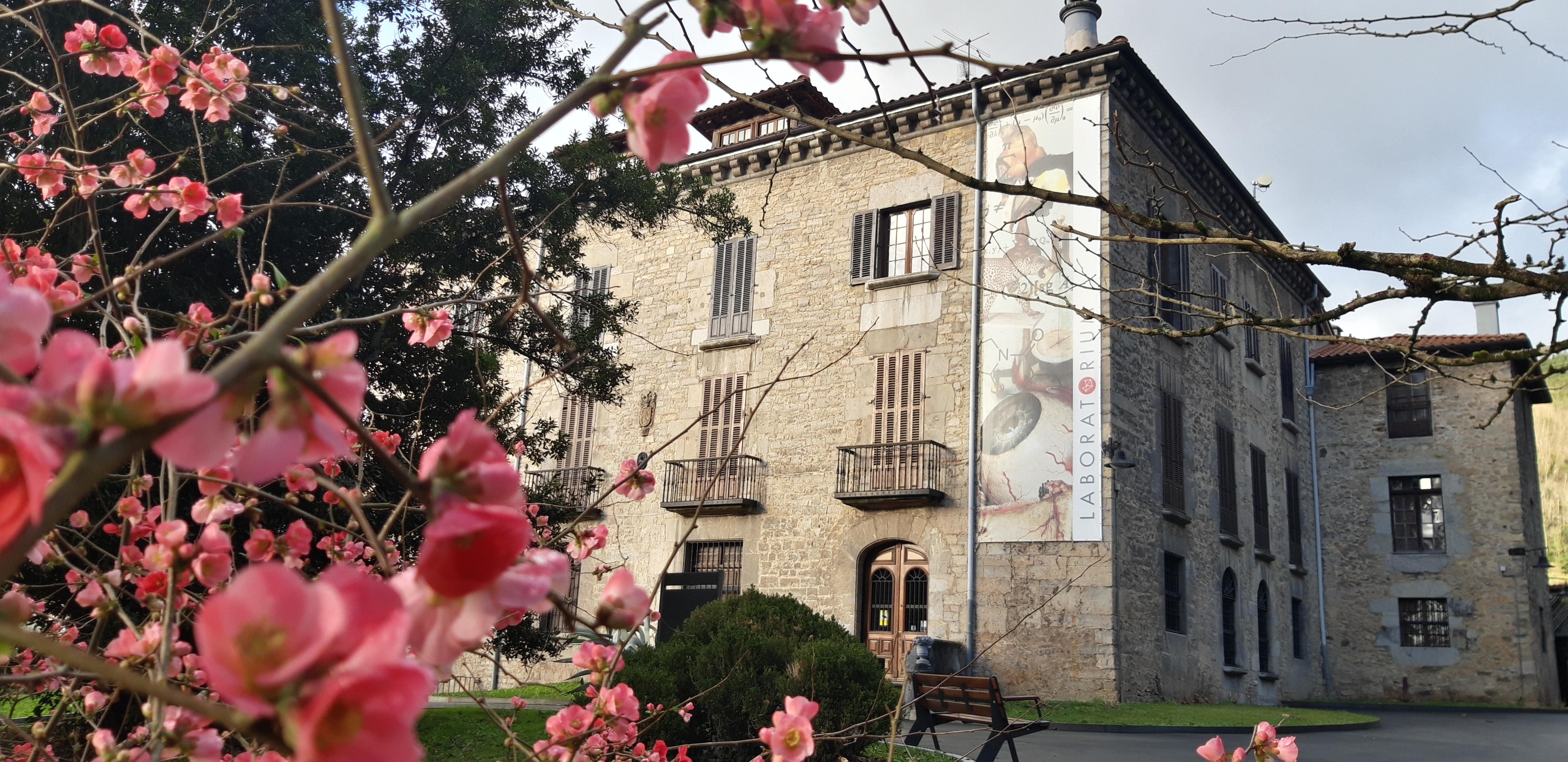 Laboratorium museum in spring